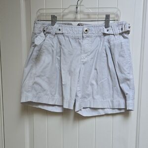 Smart Set Junior's White Pleated Shorts